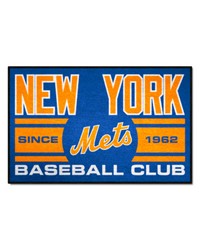 New York Mets Starter Mat Accent Rug  19in. x 30in. Blue by   