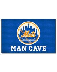 New York Mets Man Cave UltiMat Rug  5ft. x 8ft. Blue by   