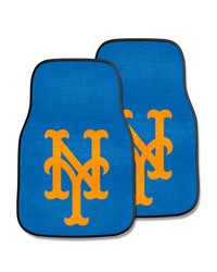 New York Mets 2-pc Carpet Car Mat Set by   