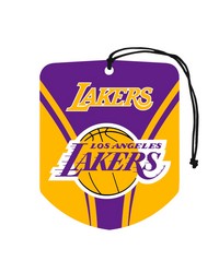 Los Angeles Lakers 2 Pack Air Freshener Yellow by   