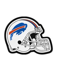 Buffalo Bills Mascot Helmet Rug Blue by   
