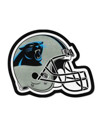 Carolina Panthers Mascot Helmet Rug Black by   