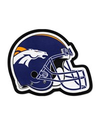 Denver Broncos Mascot Helmet Rug Navy by   