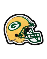 Green Bay Packers Mascot Helmet Rug Green by   