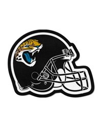 Jacksonville Jaguars Mascot Helmet Rug Black by   