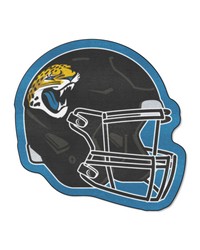 Jacksonville Jaguars Mascot Helmet Rug Black by   