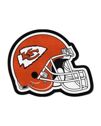 Kansas City Chiefs Mascot Helmet Rug Red by   