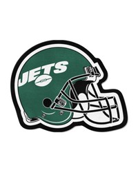New York Jets Mascot Helmet Rug Green by   