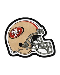 San Francisco 49ers Mascot Helmet Rug Red by   