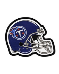 Tennessee Titans Mascot Helmet Rug Navy by   