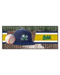 Notre Dame Fighting Irish Baseball Runner Rug  30in. x 72in. Navy by   