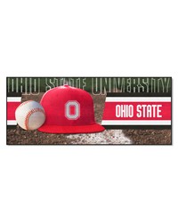 Ohio State Buckeyes Baseball Runner Rug  30in. x 72in. Red by   
