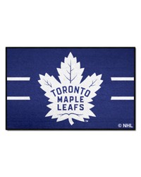 Toronto Maple Leafs Starter Mat Accent Rug  19in. x 30in. Uniform Alternate Design Blue by   