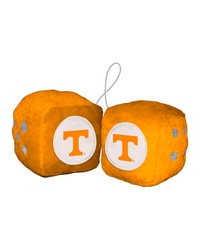 Tennessee Volunteers Team Color Fuzzy Dice Decor 3 in  Set Orange by   