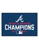 Fan Mats LLC Atlanta Braves Starter Mat Navy