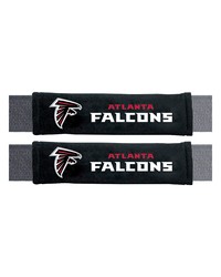 Atlanta Falcons Embroidered Seatbelt Pad  2 Pieces Black by   