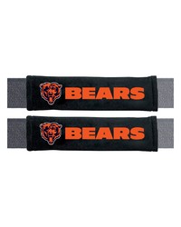 Chicago Bears Embroidered Seatbelt Pad  2 Pieces Black by   