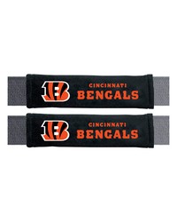 Cincinnati Bengals Embroidered Seatbelt Pad  2 Pieces Black by   