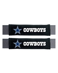 Dallas Cowboys Embroidered Seatbelt Pad  2 Pieces Black by   