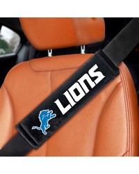 Detroit Lions Embroidered Seatbelt Pad  2 Pieces Black by   