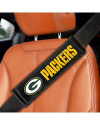 Green Bay Packers Embroidered Seatbelt Pad  2 Pieces Black by   