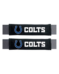 Indianapolis Colts Embroidered Seatbelt Pad  2 Pieces Black by   
