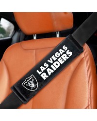 Las Vegas Raiders Embroidered Seatbelt Pad  2 Pieces Black by   