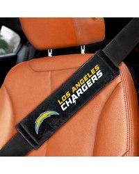 Los Angeles Chargers Embroidered Seatbelt Pad  2 Pieces Black by   