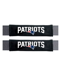 New England Patriots Embroidered Seatbelt Pad  2 Pieces Black by   