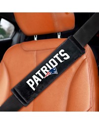 New England Patriots Embroidered Seatbelt Pad  2 Pieces Black by   