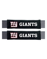 New York Giants Embroidered Seatbelt Pad  2 Pieces Black by   