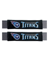 Tennessee Titans Embroidered Seatbelt Pad  2 Pieces Black by   