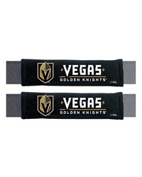 Vegas Golden Knights Embroidered Seatbelt Pad  2 Pieces Black by   