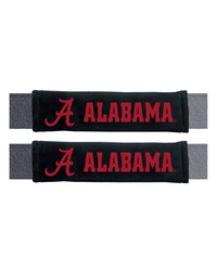 Alabama Crimson Tide Embroidered Seatbelt Pad  2 Pieces Black by   