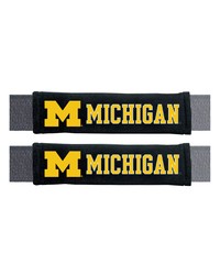 Michigan Wolverines Embroidered Seatbelt Pad  2 Pieces Black by   