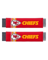 Kansas City Chiefs Team Color Rally Seatbelt Pad  2 Pieces Red by   