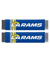 Los Angeles Rams Team Color Rally Seatbelt Pad  2 Pieces Blue by   