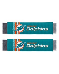 Miami Dolphins Team Color Rally Seatbelt Pad  2 Pieces Aqua by   