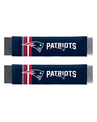 New England Patriots Team Color Rally Seatbelt Pad  2 Pieces Navy by   
