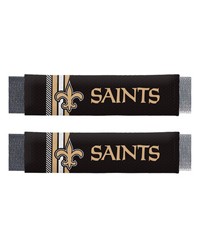 New Orleans Saints Team Color Rally Seatbelt Pad  2 Pieces Black by   