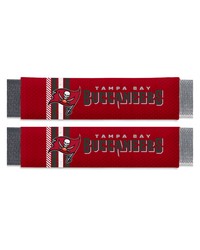 Tampa Bay Buccaneers Team Color Rally Seatbelt Pad  2 Pieces Red by   