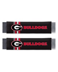 Georgia Bulldogs Team Color Rally Seatbelt Pad  2 Pieces Black by   