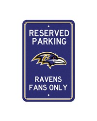 Baltimore Ravens Parking Sign by   