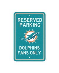 Miami Dolphins Parking Sign by   
