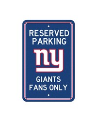 New York Giants Parking Sign by   