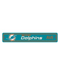 Miami Dolphins Street Sign by   