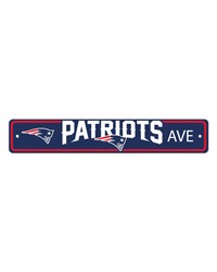 New England Patriots Street Sign by   