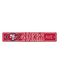 San Francisco 49ers Street Sign by   