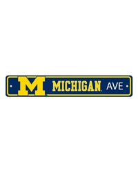 Michigan Wolverines Street Sign by   