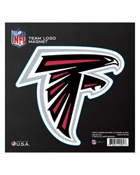 Atlanta Falcons Large Team Logo Magnet 10 in  8.7329 in x8.3078 in  Black by   